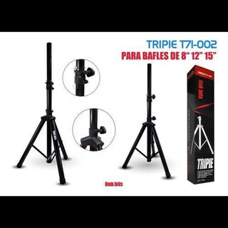 Foto 3 | Pedestal para Bafle Megaluz color Negro 4 Piezas