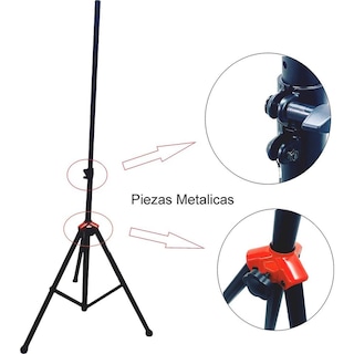 Foto 3 | Pedestal Tripié Romms para Bafle Rojo Amortiguador 2 Piezas