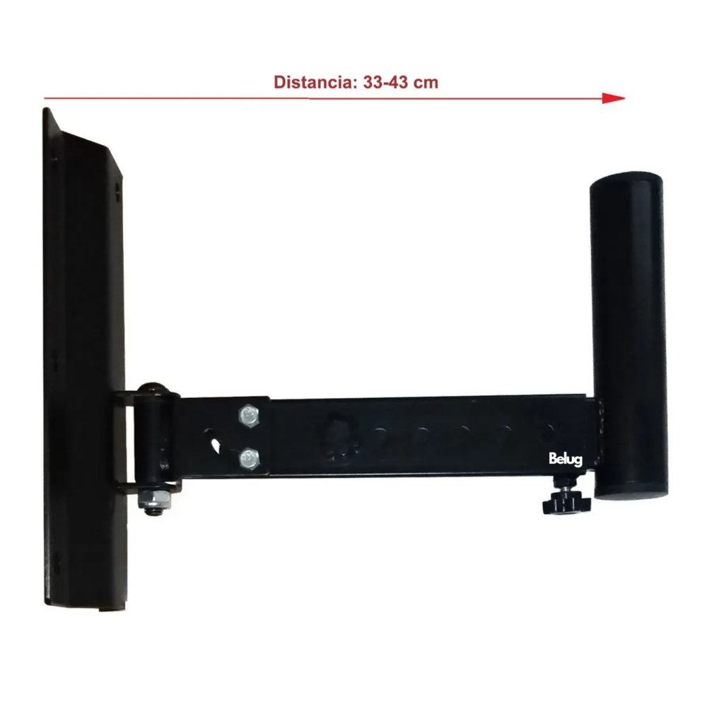 Foto 6 pulgar | Soporte Base De Pared Para Altavoz Lab.g Soporte 50kg 2pzs Negro