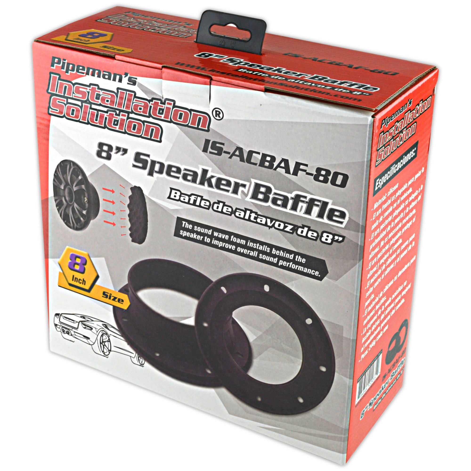 Foto 8 | Base Insonorizante Para Bocinas Audiopipe Is-acbaf-80 8 Plg
