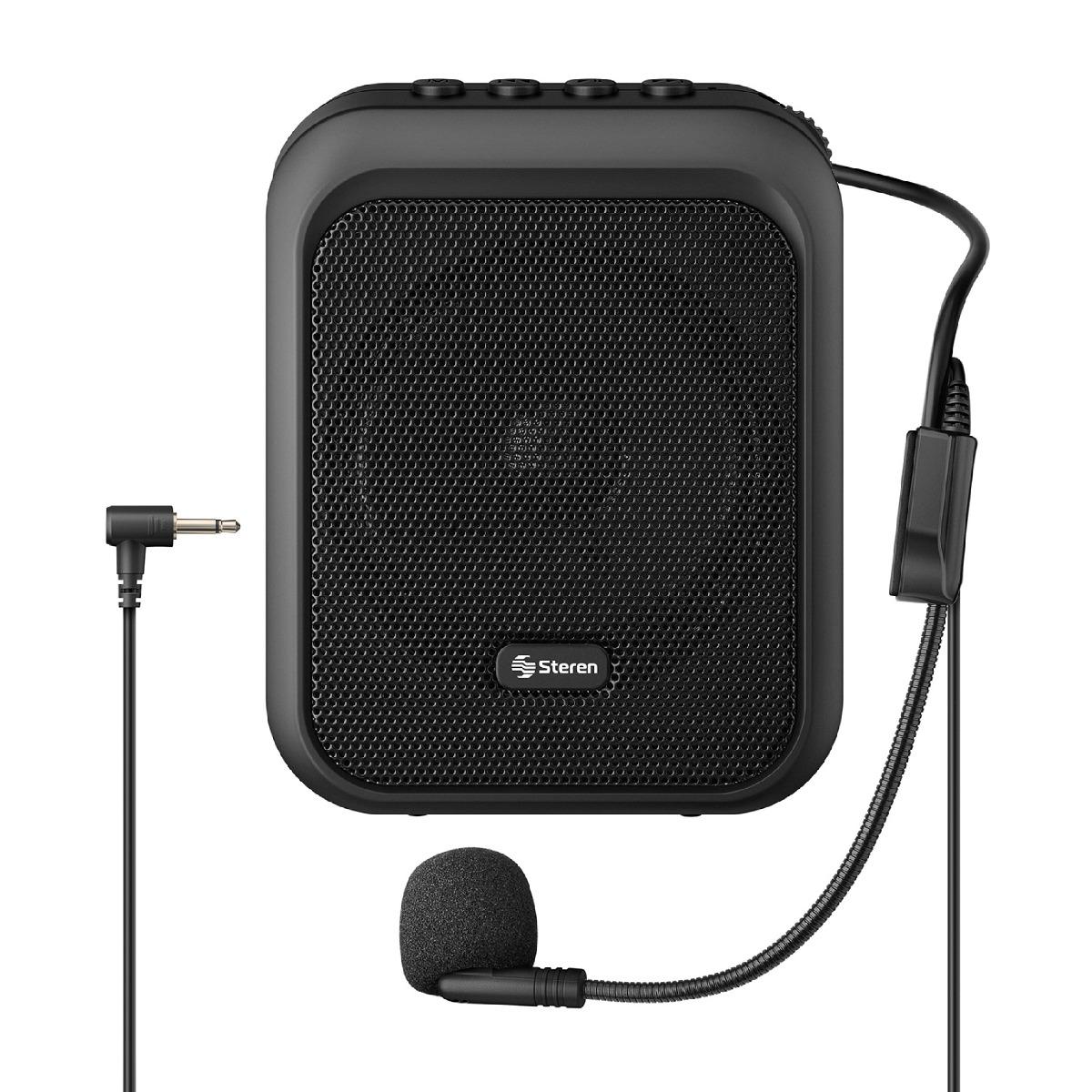 Amplificador Portátil Bluetooth Steren con Reproductor Mp3