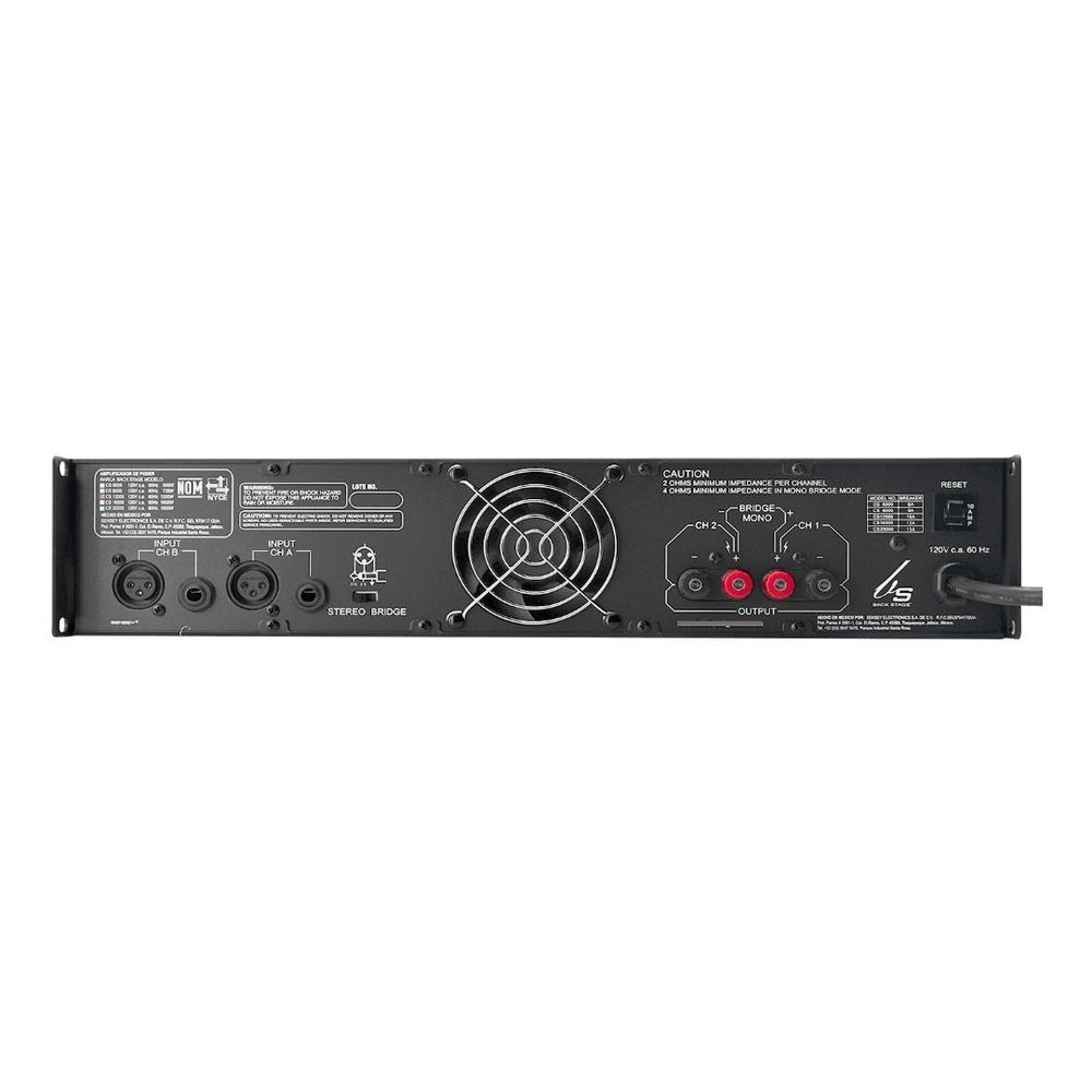 Foto 4 | Backstage Amplificador 1200 Watts Rms Cs-12000 2 Canales