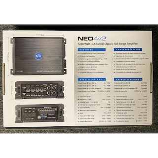 Foto 7 | Amplificador Marino Full-range Db Drive Neo4v2 1250 Watts Clase D