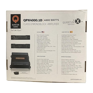 Foto 4 | Amplificador Monoblock Quantum Qpx4000.1d 4000 Watts Clase D