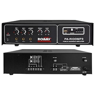 Foto 2 | Amplificador Perifoneo 100w Usb Sd Mp3 Pa-r100mp3