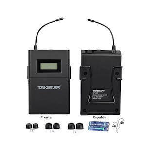 Foto 2 | Receptor Takstar WPM-200R Negro Sistema de Transmisión Audio