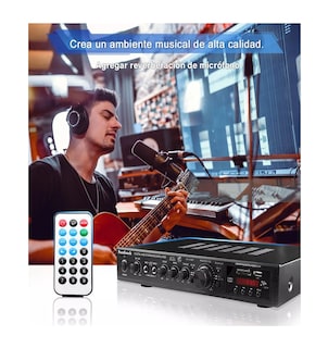 Foto 3 | Amplificador de Audio Sunbuck AV-298BT 5 Canales 2000 w