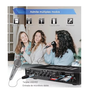 Foto 4 | Amplificador de Audio Sunbuck AV-298BT 5 Canales 2000 w