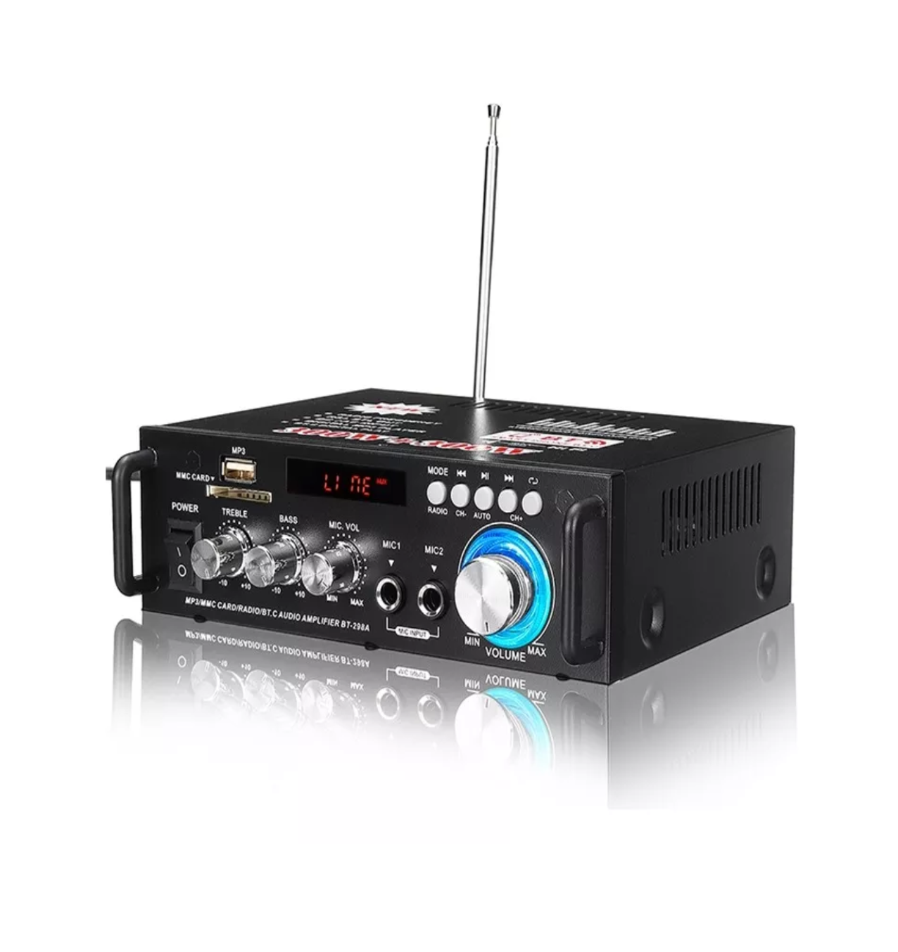 Foto 2 pulgar | Amplificador de Audio Sunbuck 600 W con Bluetooth para Auto