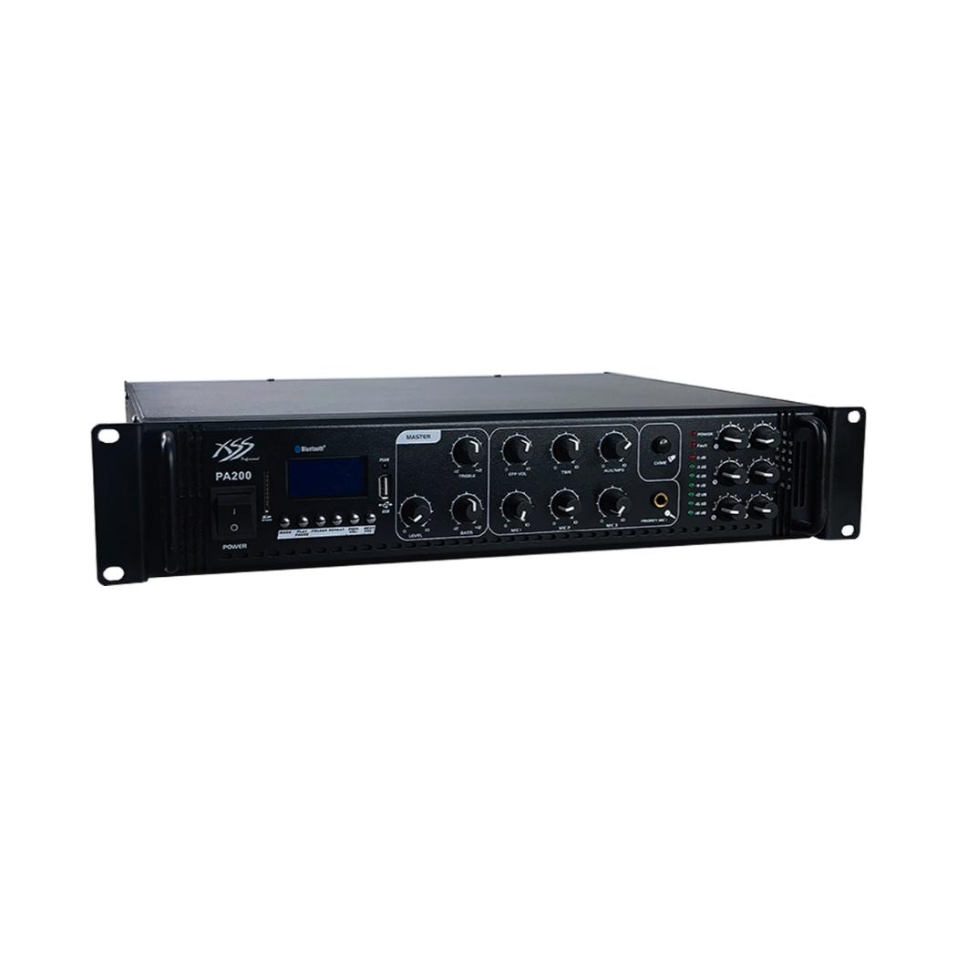 Foto 3 pulgar | Amplificador XSS PA200 Publidifusión 180w/USB/BT/70-100v