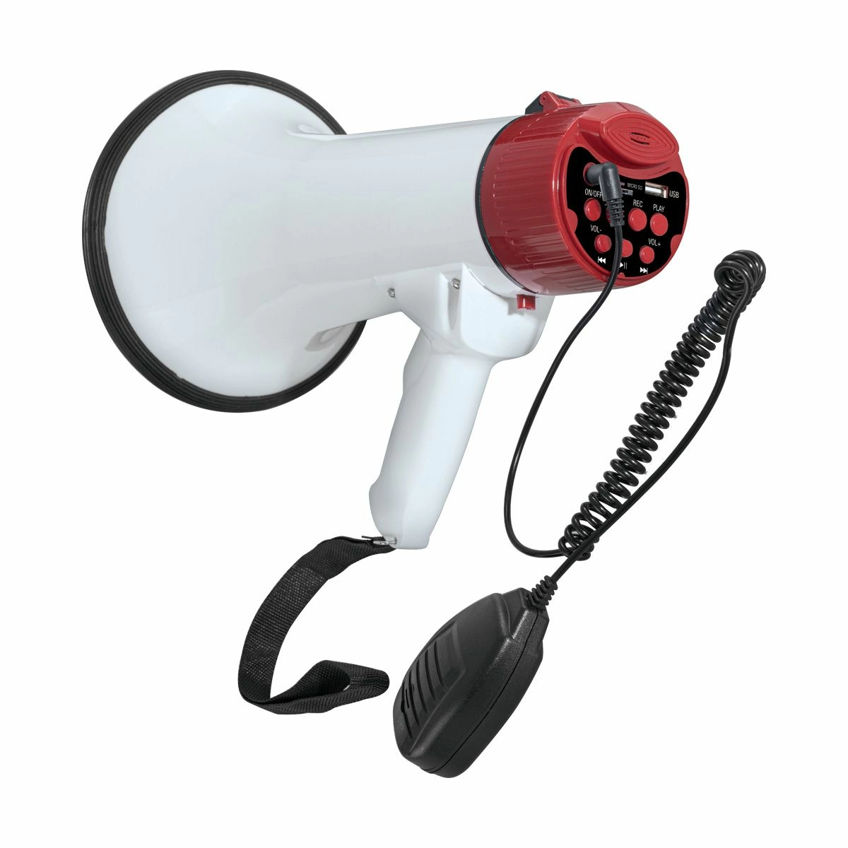 Foto 5 pulgar | Megáfono Recargable Mitzu Meg-655 Blanco con Bluetooth