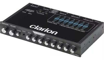 Foto 1 | Ecualizador Grafico Clarion 7 Bandas Eq 8 Volts Rca