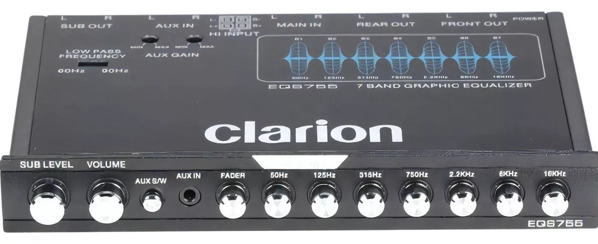 Foto 3 pulgar | Ecualizador Grafico Clarion 7 Bandas Eq 8 Volts Rca