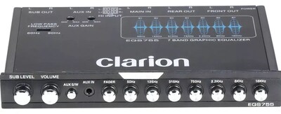 Foto 2 | Ecualizador Grafico Clarion 7 Bandas Eq 8 Volts Rca