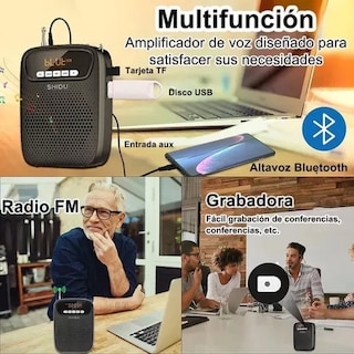 Foto 4 | Altavoz Amplificador de Voz 15w 2500mah - Venta Internacional