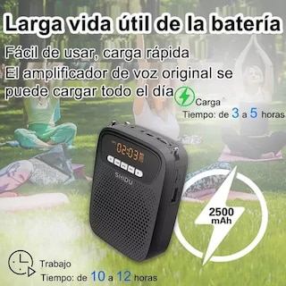Foto 6 | Altavoz Amplificador de Voz 15w 2500mah - Venta Internacional
