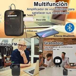 Foto 3 | Altavoz Amplificador de Voz S278 15w 2500mah - Venta Internacional