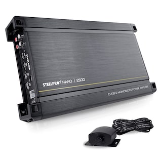 Foto 1 | Amplificador Mono Block Tecnologia Nano-2500 W By Steelpro Color Negro Potencia De Salida Rms 2500 W