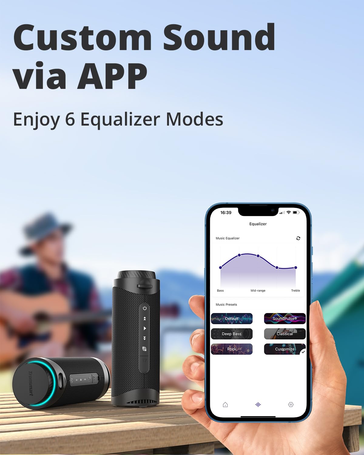 Foto 3 | Bocina Bluetooth Tronsmart T7 30w Con Sonido 360° Ipx7 Waterproof