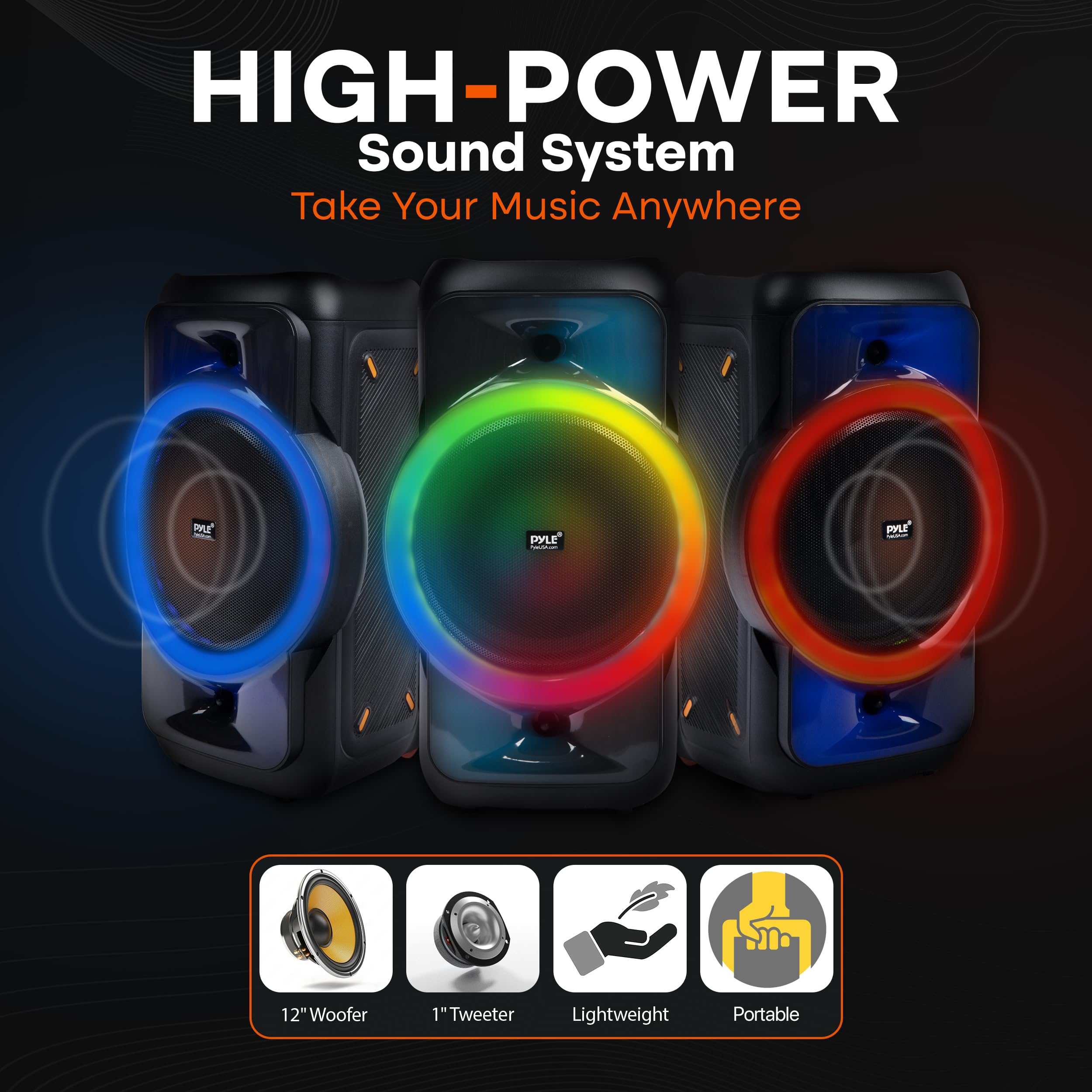 Foto 5 pulgar | Bocina con  Bluetooth Pyle Audio PPHP1979 160W - Venta Internacional