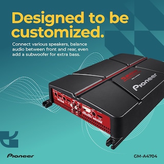 Foto 3 | Amplificador Para Coche Pioneer Gm-a4704, 4 Canales, Puenteable, 520 W - Venta Internacional.