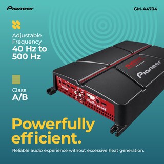 Foto 4 | Amplificador Para Coche Pioneer Gm-a4704, 4 Canales, Puenteable, 520 W - Venta Internacional.