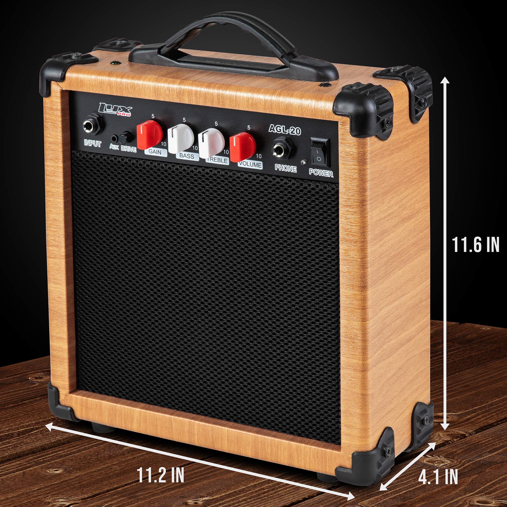 Foto 5 pulgar | Amplificador De Guitarra Eléctrica Lyxpro De 20 W Con Altavoz - Venta Internacional.