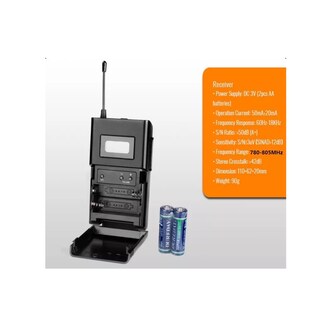 Foto 2 | Receptor Wpm-200r Del Sistema Transmisión Negro