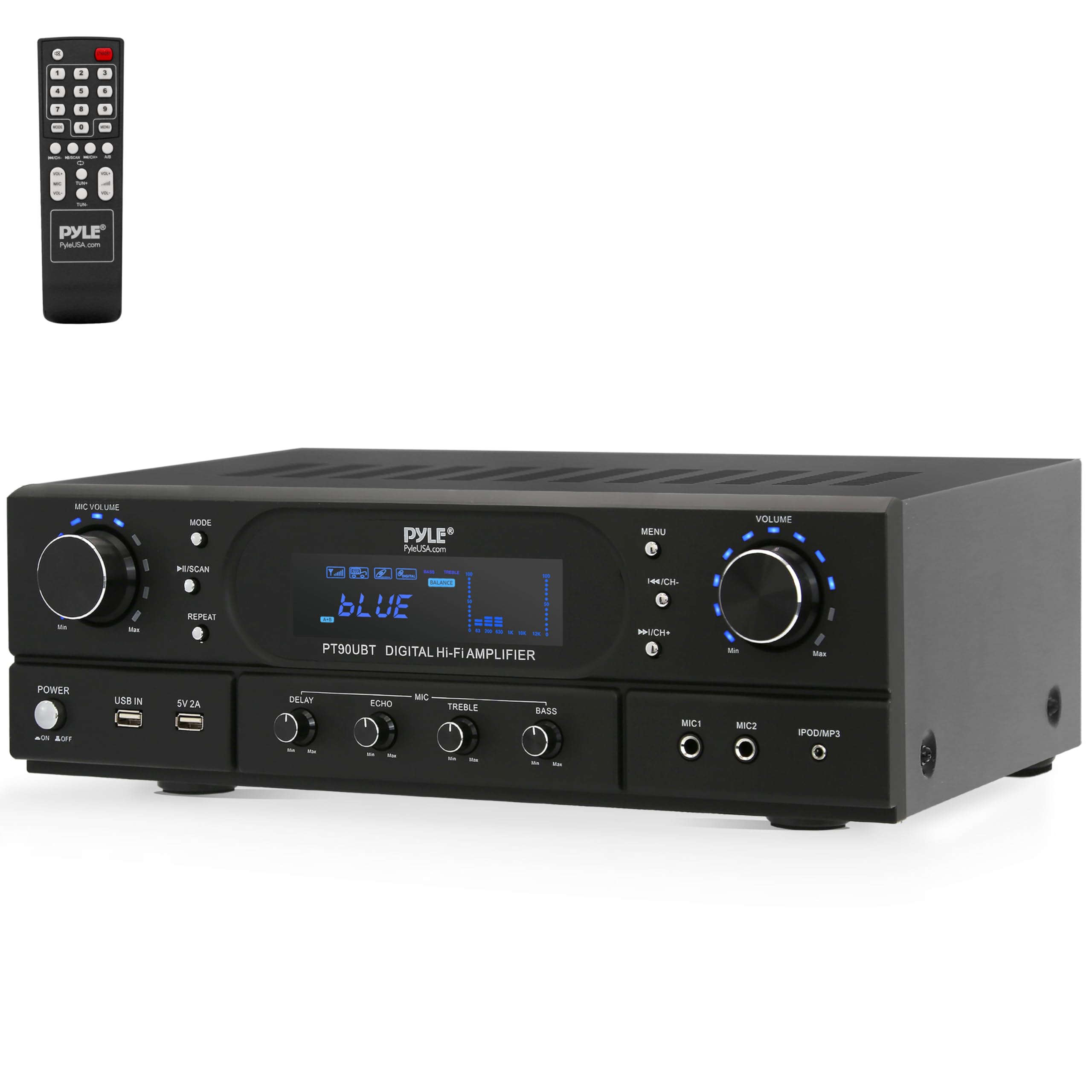 Foto 2 pulgar | Amplificador Receptor de Teatro Bluetooth Pyle Home Pt90ubt - Venta Internacional