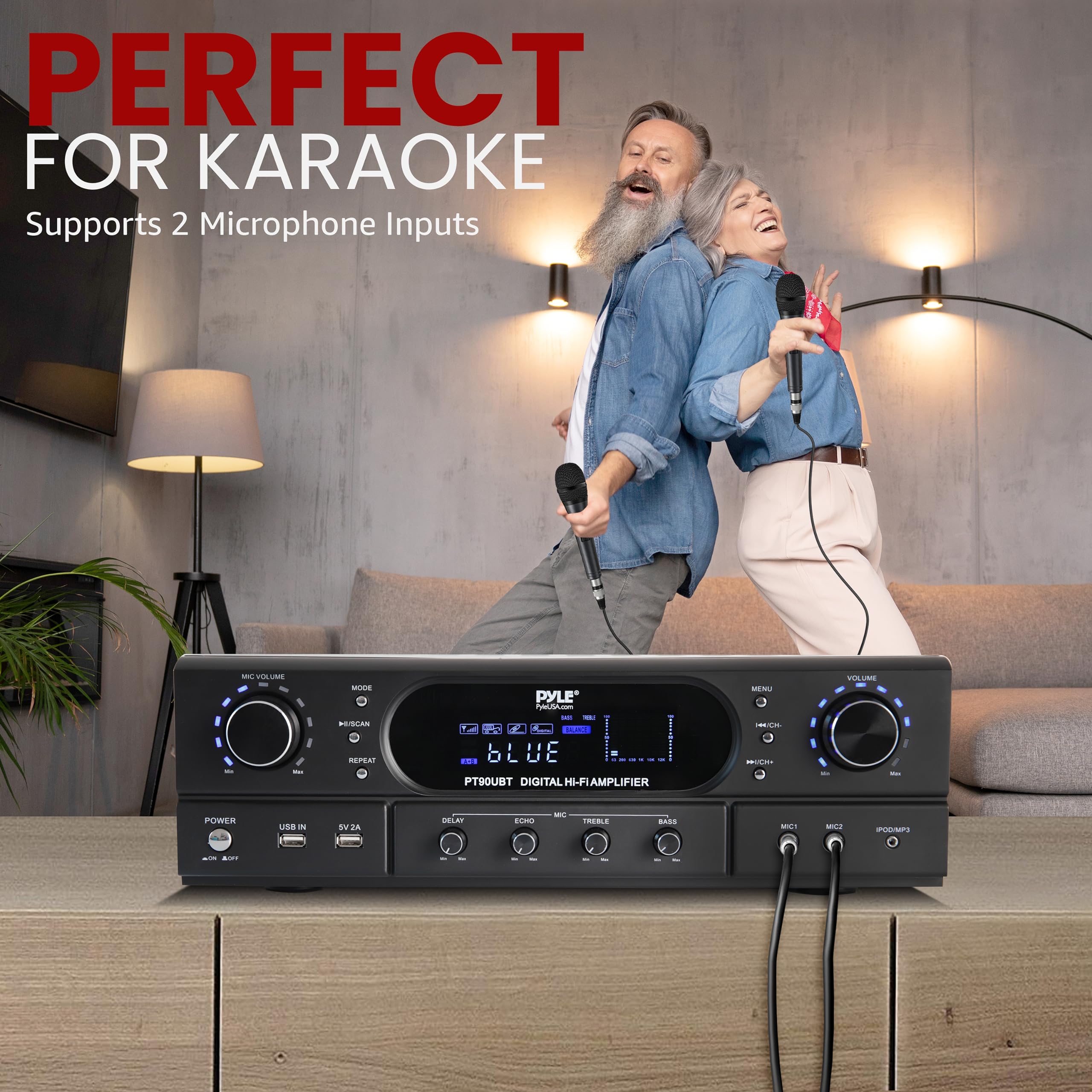 Foto 7 pulgar | Amplificador Receptor de Teatro Bluetooth Pyle Home Pt90ubt - Venta Internacional