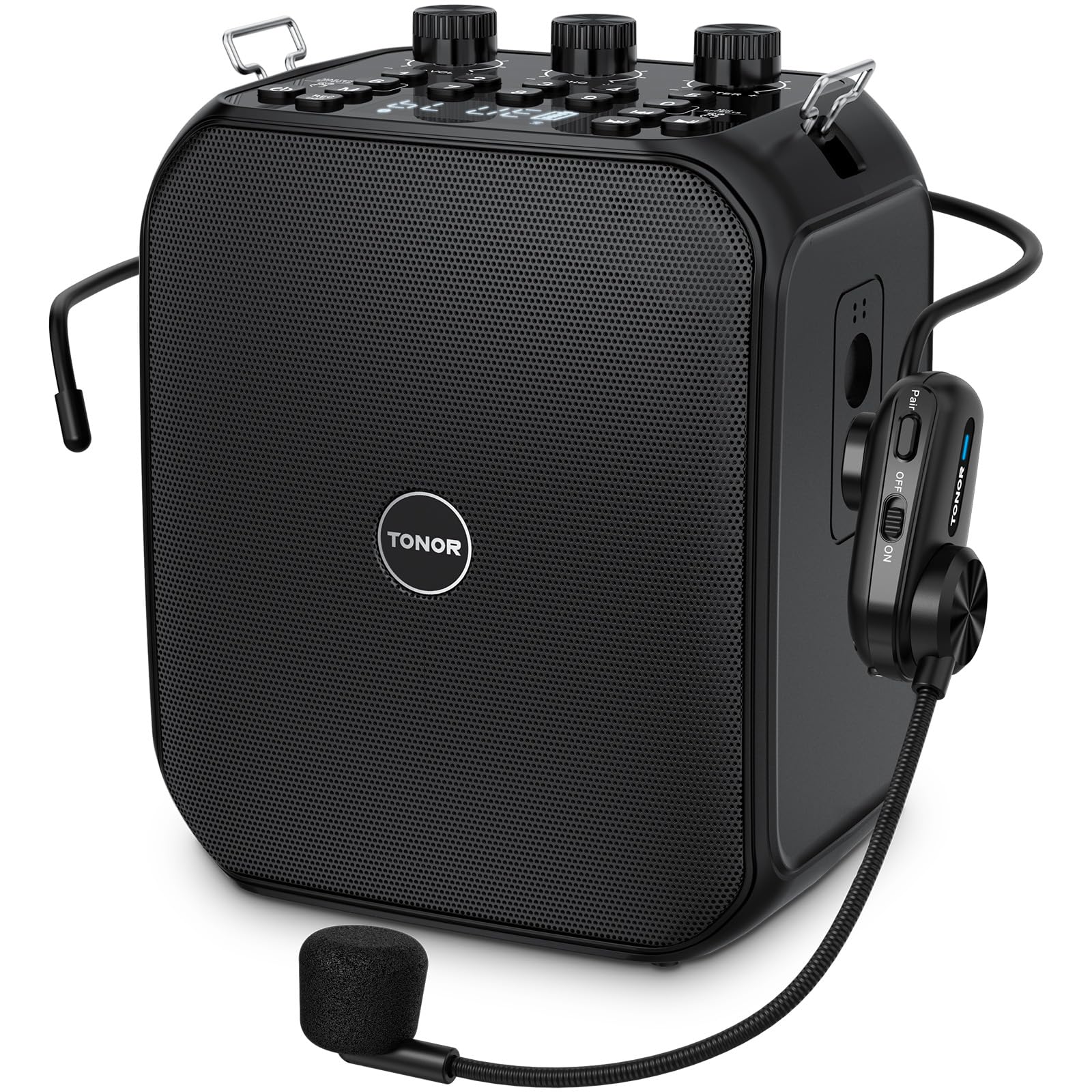 Amplificador De Voz Tonor K13 50w Bluetooth Con Micrófono Inalámbrico 6000mah - Venta Internacional.