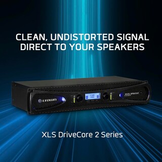 Foto 3 | Amplificador Crown Xls1002 Para Guitarra Acústica 350w Negro - Venta Internacional.