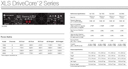Foto 8 pulgar | Amplificador Crown Xls1002 Para Guitarra Acústica 350w Negro - Venta Internacional.