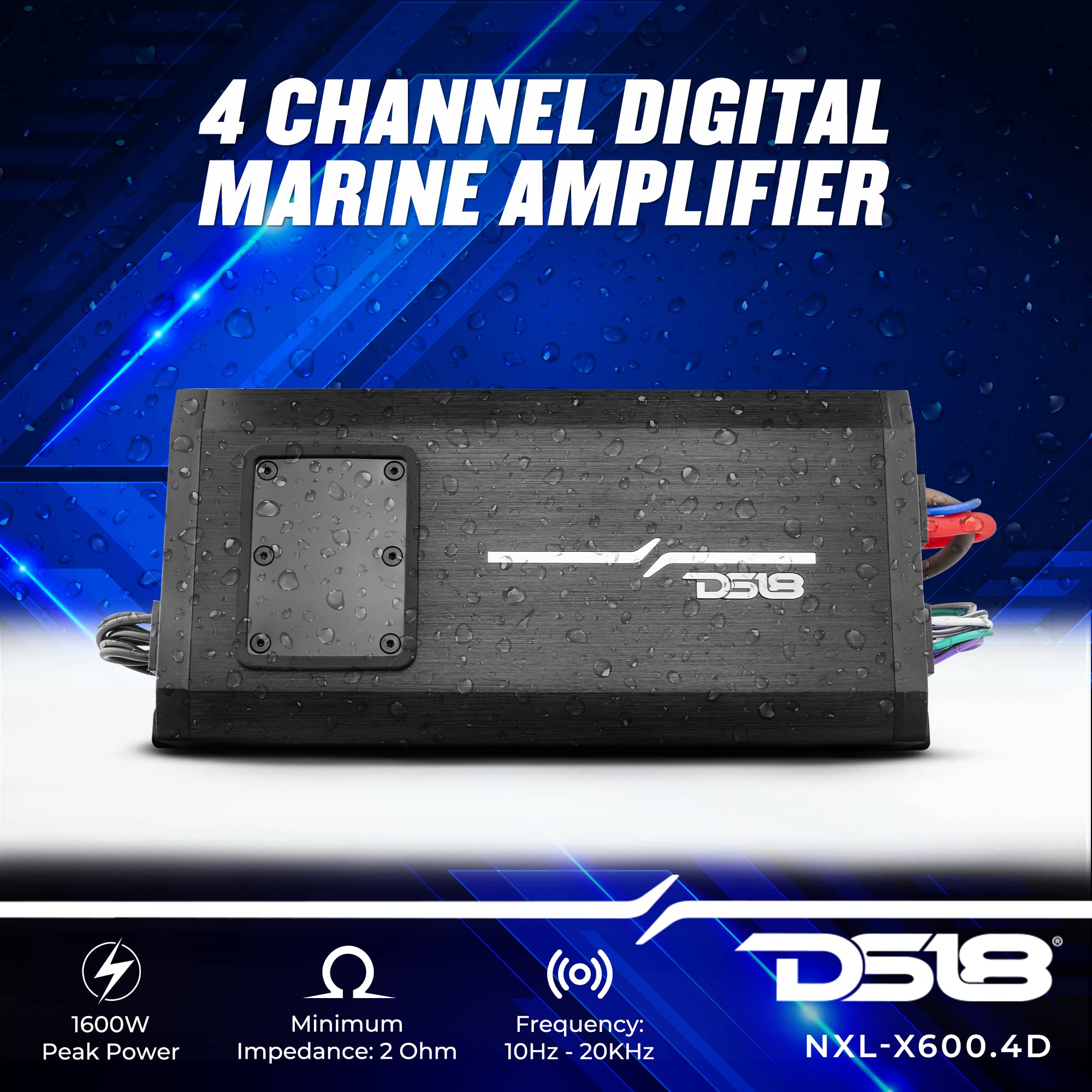Foto 3 pulgar | Amplificador Marino Ds18 Nxl-x600.4d 4 Canales 1600w Ip67 - Venta Internacional.