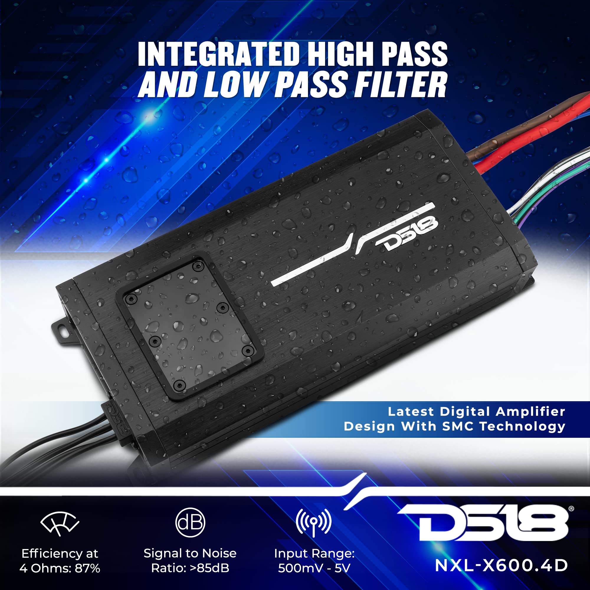 Foto 4 | Amplificador Marino Ds18 Nxl-x600.4d 4 Canales 1600w Ip67 - Venta Internacional.