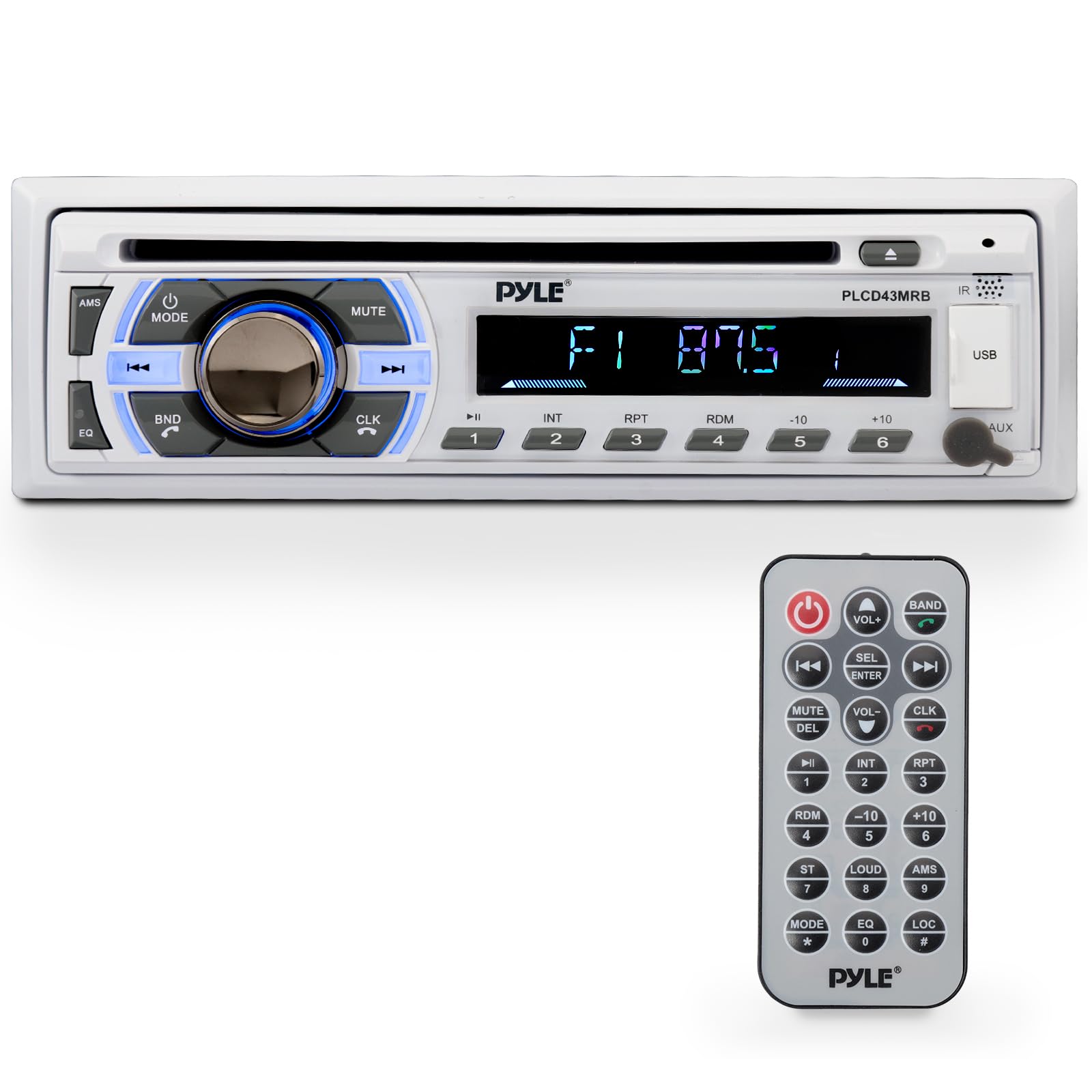 Foto 1 | Receptor Estéreo Marino Pyle Plcd43mrb 300w Bluetooth - Venta Internacional.
