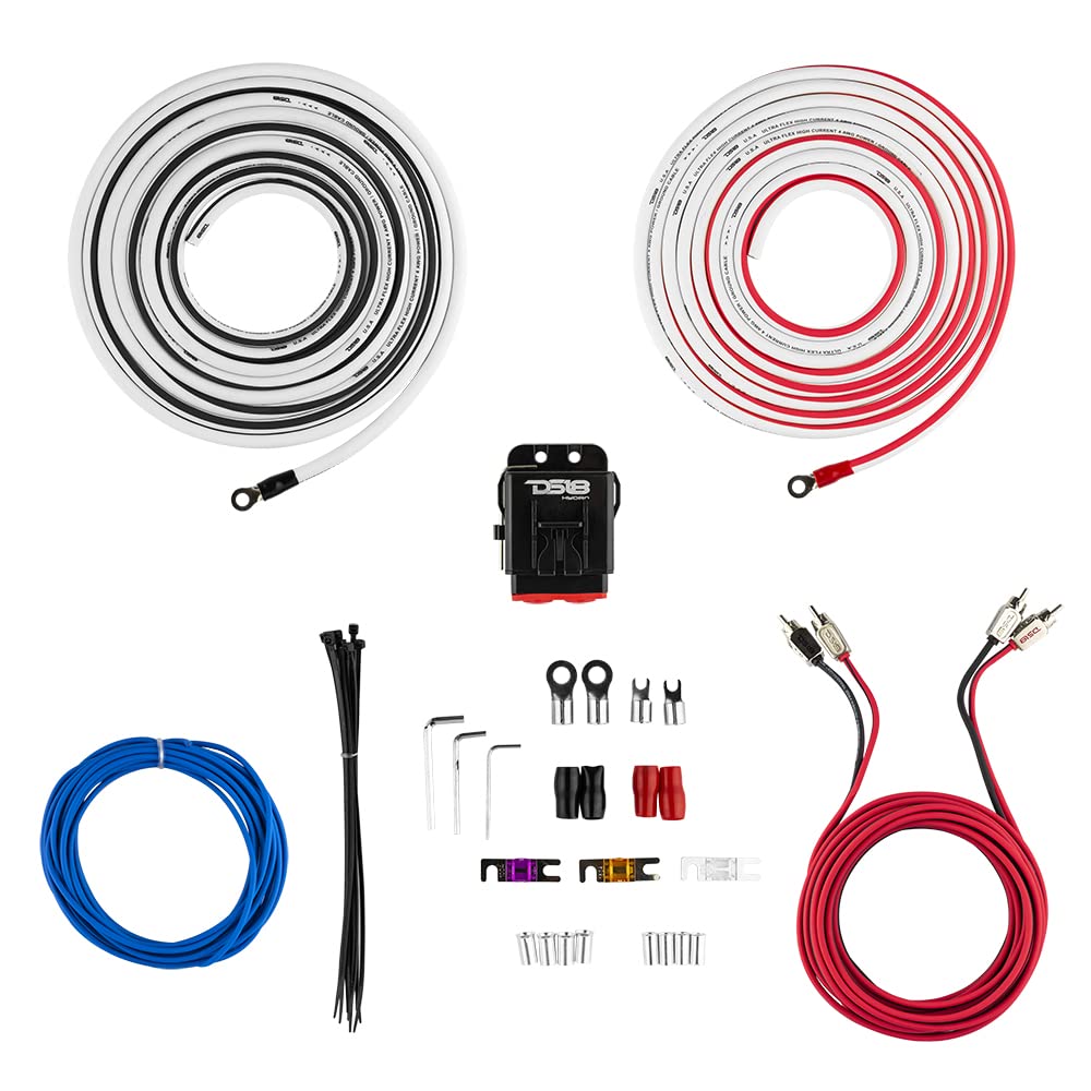 Foto 5 pulgar | Kit De Cableado Para Instalación De Amplificadores Ds18 Hydro Mofckit4 4g - Venta Internacional.