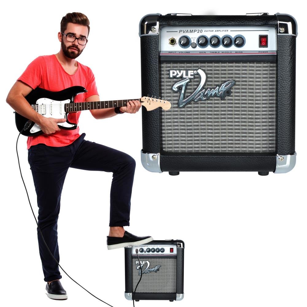 Foto 7 | Amplificador Pyle Vamp-series Pvamp20 De 20 W Con Ecualizador De 3 Bandas Y Overdrive - Venta Internacional.