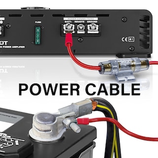 Foto 4 | Kit De Cableado Para Amplificador De Coche Boss Audio Systems 8bk 8 Gauge - Venta Internacional.