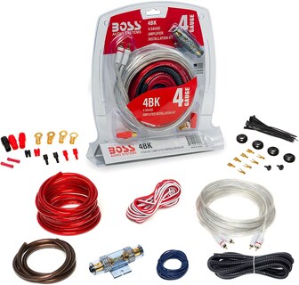 Foto 2 | Kit De Cableado Para Amplificador De Coche Boss Audio Systems 4bk 4 Gauge - Venta Internacional.