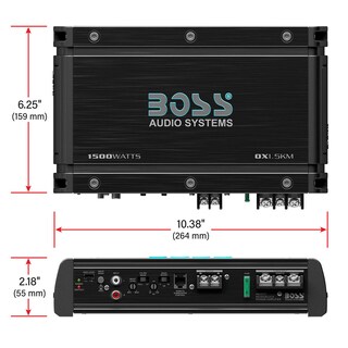 Foto 5 | Amplificador De Subwoofer Para Coche Boss Audio Ox1.5km 1500w - Venta Internacional.