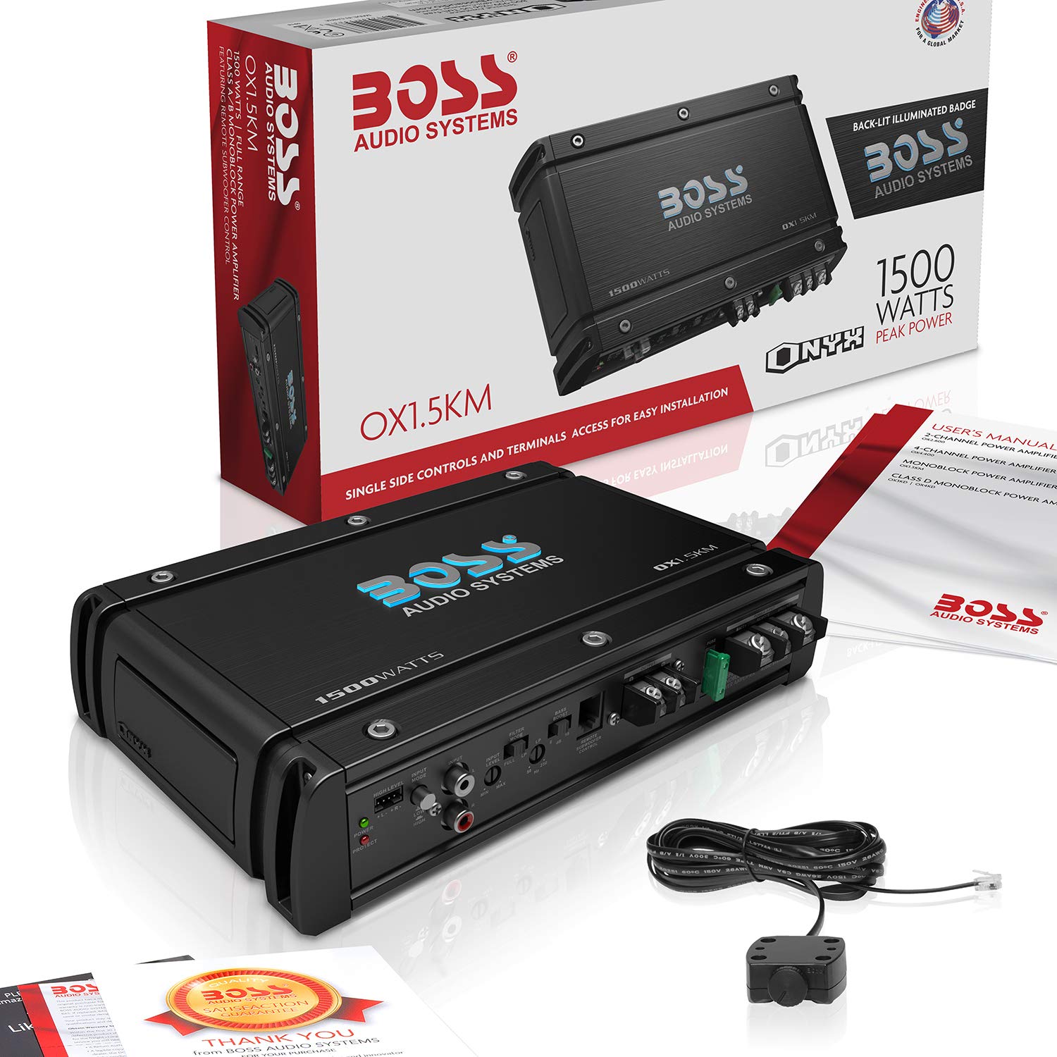 Foto 7 pulgar | Amplificador De Subwoofer Para Coche Boss Audio Ox1.5km 1500w - Venta Internacional.