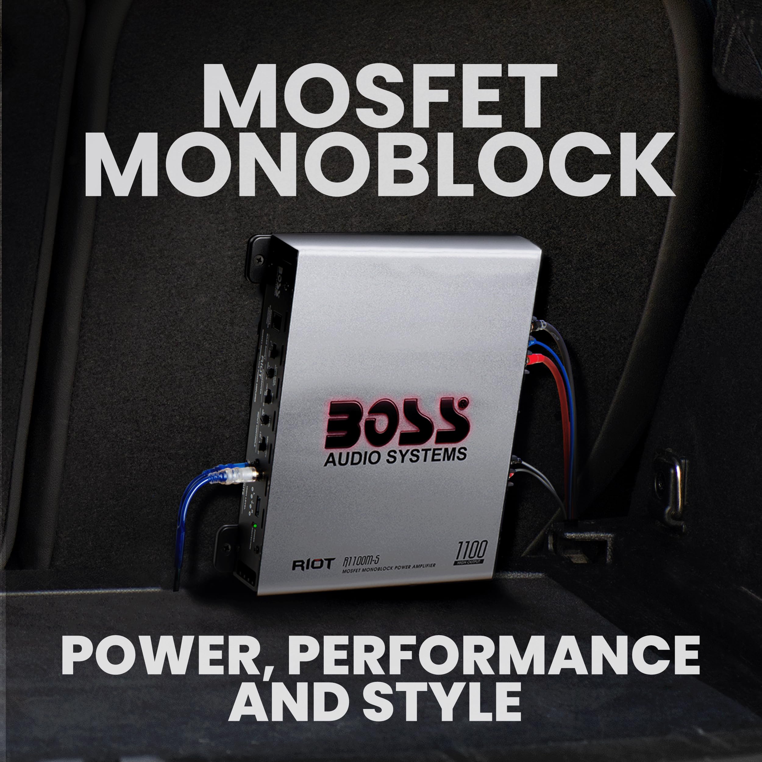 Foto 4 pulgar | Amplificador para Coche Boss Audio Systems R1100m-s 1100w Monoblock - Venta Internacional