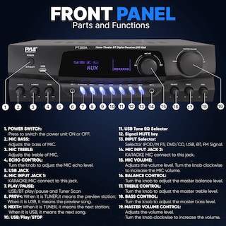 Foto 2 | Amplificador de Audio Pyle Pt260a 200w - Venta Internacional