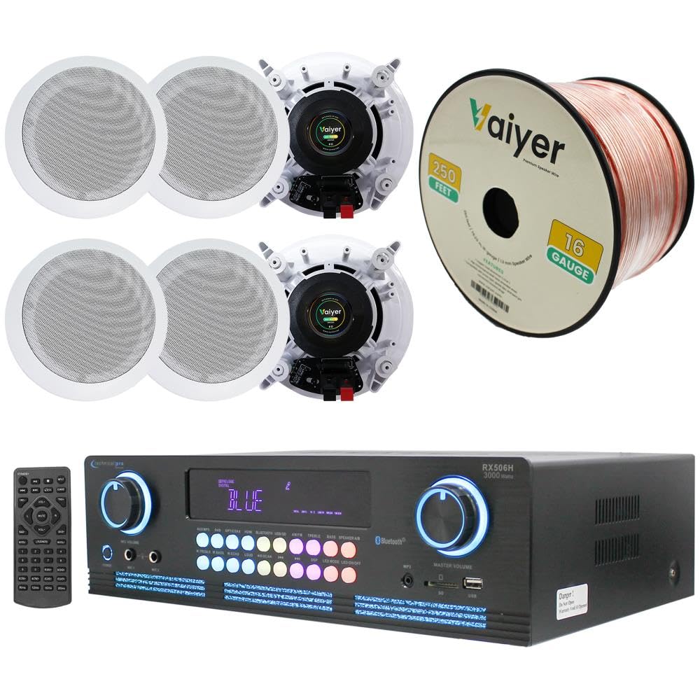 Foto 2 pulgar | Kit de Sistema de Cine en Casa Amplificador Bluetooth de 2000 W y 6 Altavoces - Venta Internacional