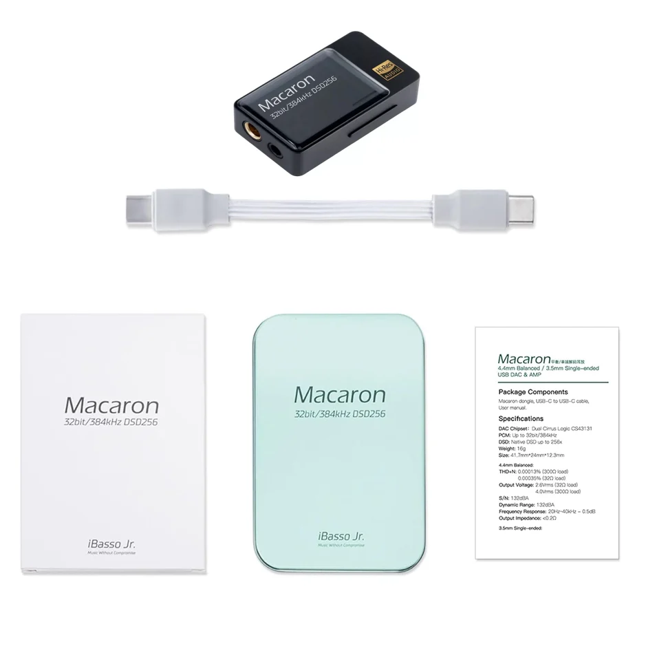 Foto 5 pulgar | Amplificador Y Dac Usb Para Smartphones Ibasso Macaron Black