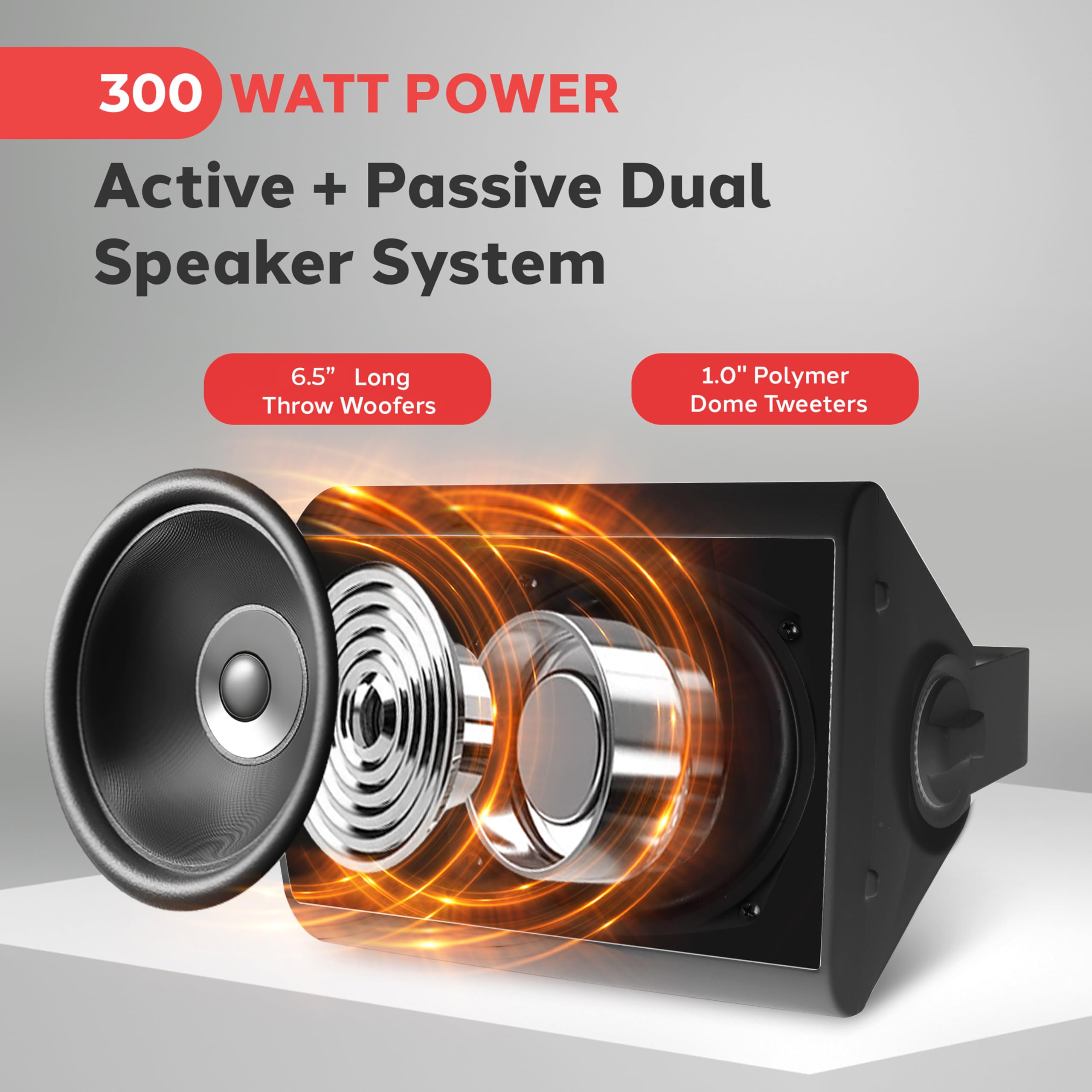 Foto 8 pulgar | Sistema de Altavoces Bluetooth Pyle Wall Mount Waterproof 6.5 - Venta Internacional