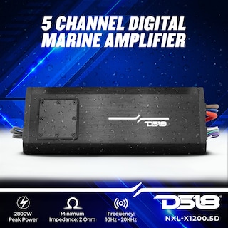 Foto 2 | Amplificador Marino Ds18 Nxl-x1200.5d De 5 Canales Clase D 2800w - Venta Internacional.