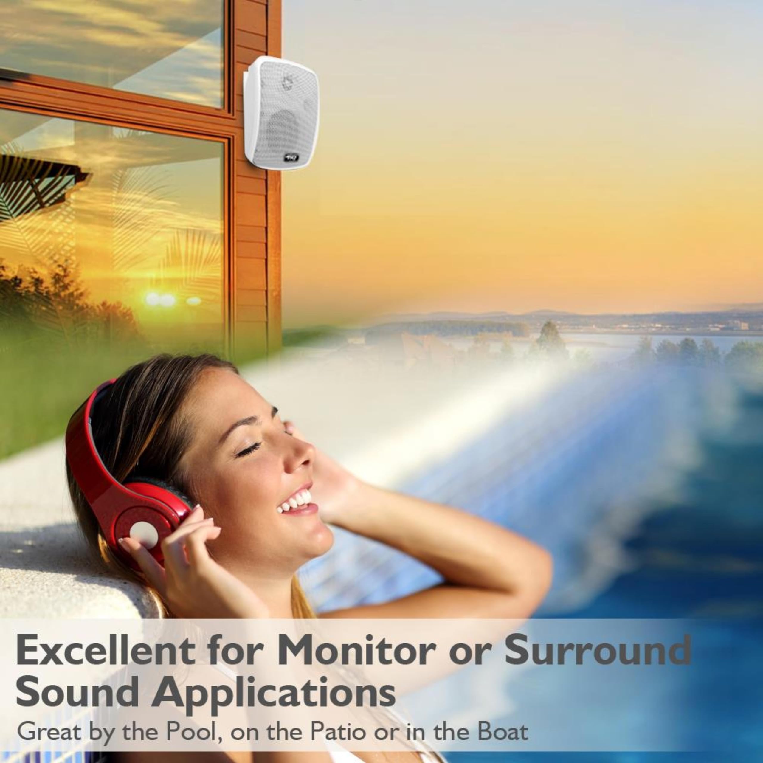 Foto 7 pulgar | Sistema de Altavoces Inalámbricos Bluetooth para Exteriores Pyle 800w - Venta Internacional
