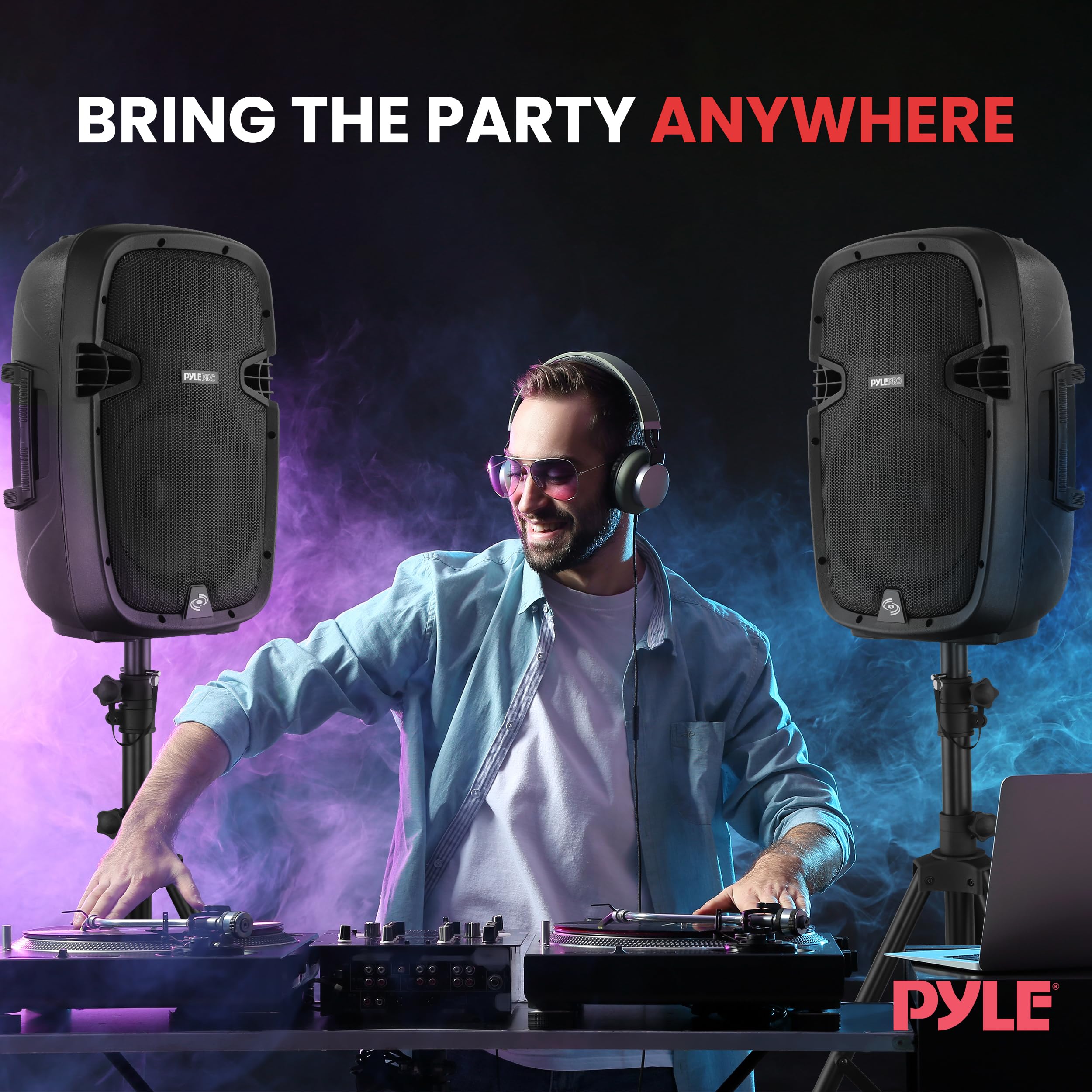 Foto 7 | Altavoz Para Sistema Pa Pyle Pphp837ub, 600 W, Bluetooth Con Micrófono - Venta Internacional.